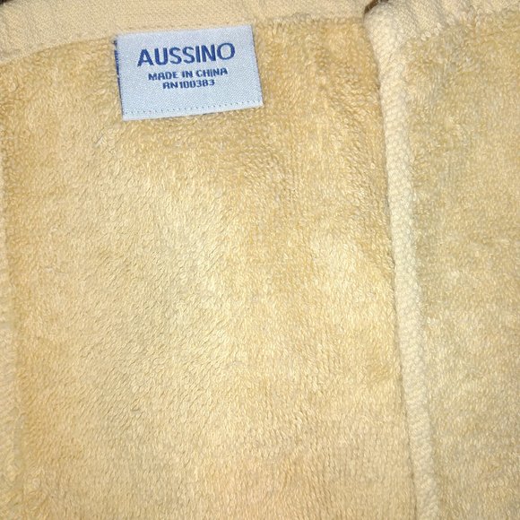 Decorative fancy gold bath towels 6pc - Picture 10 of 14